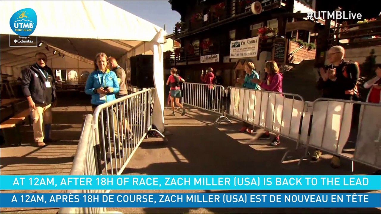 UTMB ®2016 - Zach MILLER devant Ludovic POMMERET et Gediminas GRINIUS - Update#6 - Saturday 11AM