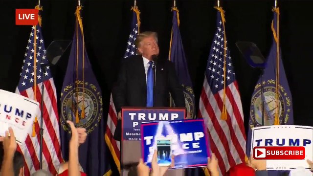 Full Speech- Donald Trump Rally in Manchester, New Hampshire (August 25, 2016) Trump Live Speech_34
