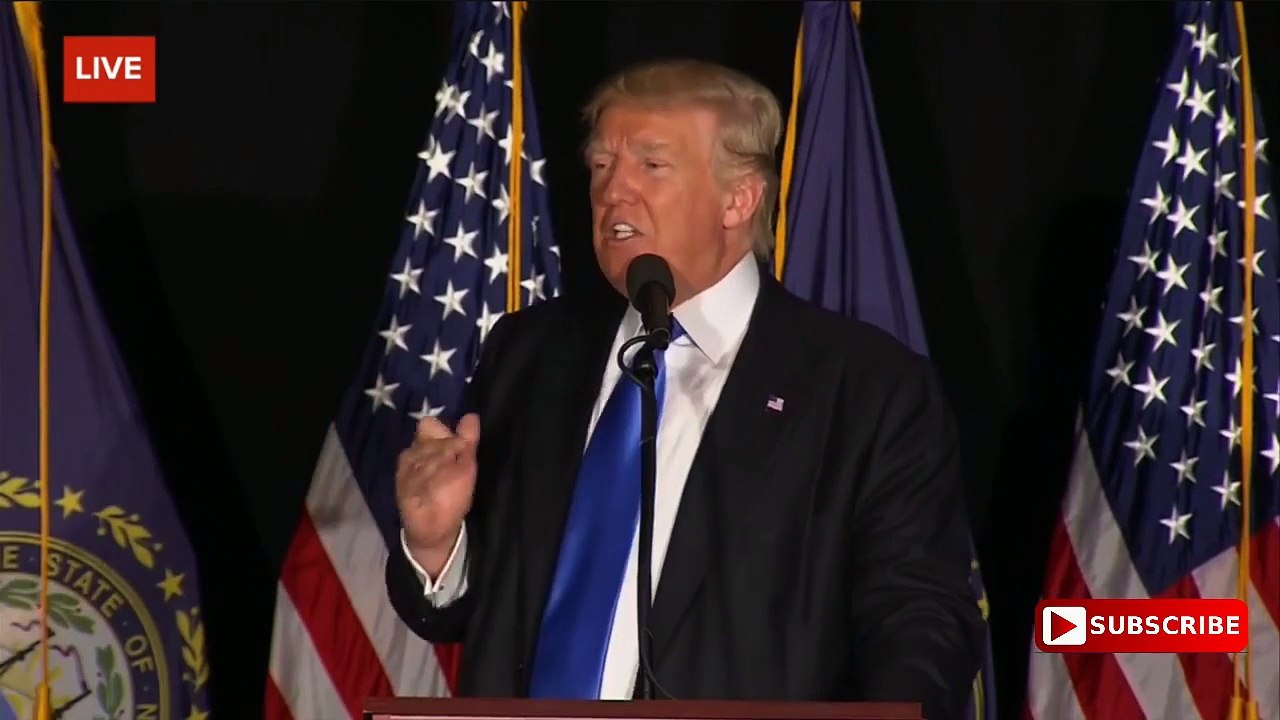 Full Speech- Donald Trump Rally in Manchester, New Hampshire (August 25, 2016) Trump Live Speech_36