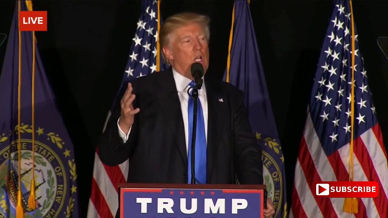 Full Speech- Donald Trump Rally in Manchester, New Hampshire (August 25, 2016) Trump Live Speech_49