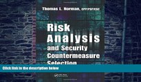 Big Deals  Risk Analysis and Security Countermeasure Selection  Best Seller Books Best Seller