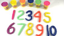 Learn Colors & Learn to Count Numbers 1-10 with Play Doh Unboxing for Kids!