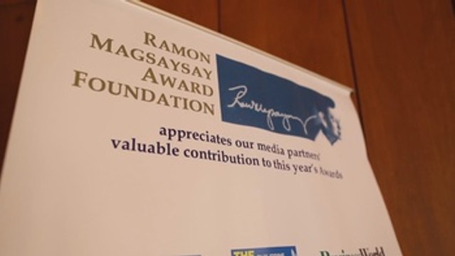Anuncian los ganadores del Premio Ramón Magsaysay, equivalente asiático al Premio Nobel