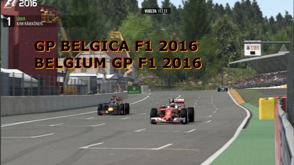 GP Belgium Formula 1 | Carrera Gran Premio Bégica Formula 1 | F1 2016 Gameplay