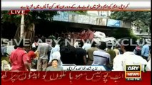MQM's office in Lines Area bulldozed