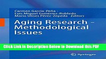 [Read] Aging Research - Methodological Issues Ebook Free