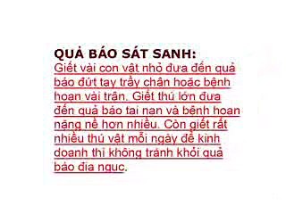 LUẬT NHÂN QUẢ TRONG ĐỜI SỐNG HẰNG NGÀY  PHẦN  4