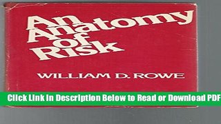 [Get] An Anatomy of Risk (Wiley series on systems engineering   analysis) Free Online