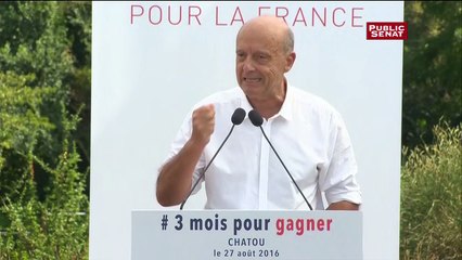 Alain Juppé : "Promettre des baisses d'impôts, c'est bien. J'en ferai, faut dire comment on les finance"