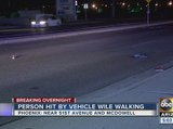 Pedestrian hit near 51st Ave and McDowell Rd in serious condition Saturday