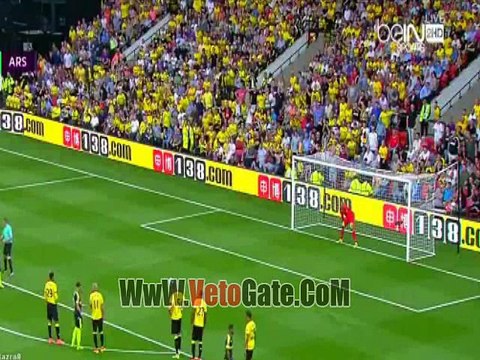 كازورلا يتقدم بالهدف الاول لـ الارسنال فى واتفورد