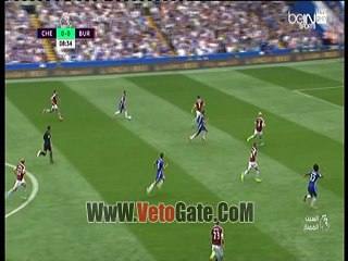 "تشيلسى"يتقدم بثنائيه امام بيرنلى