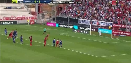 1-1 Sammaritano Penalty Goal - Dijon 1-1 Lyon - 27-08-2016