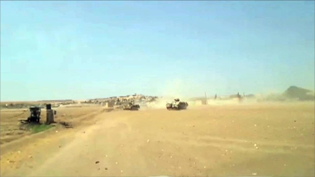 المعارضة تتقدم بمحيط جرابلس وغارات تركية جنوبها