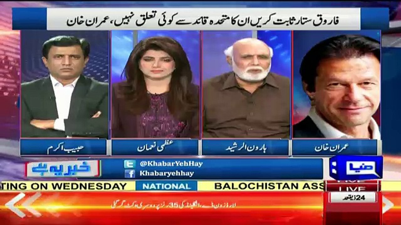 Altaf Hussain Nai Sab Sai Ziada Urdu speaking Maray hain apni dehshat qaim Karnay kay liye-Imran khan