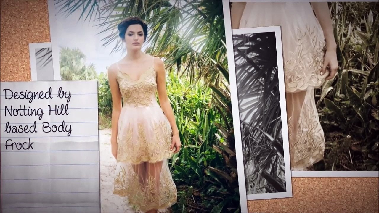 Begonia Gold Embroidered Dress | Wedding Guest Dresses | Lux-Fix.com