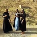 arabic girls dance video on desert