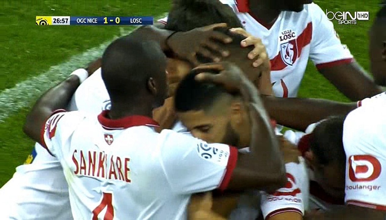 Franck Beria Goal HD - Nice 1-1 Lille 27.08.2016