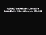 900/1800 Watt HeizlÃ¼fter Kaltluftstufe Keramikheizer HeizgerÃ¤t DeLonghi DCH-1030