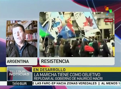 Argentina: marchan en Buenos Aires contra las medidas neoliberales