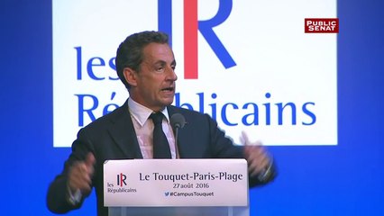 Sarkozy : "Il faut une loi qui interdise le port du burkini sur les plages de France et dans les piscines de France"