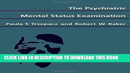 New Book The Psychiatric Mental Status Examination