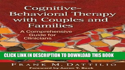 New Book Cognitive-Behavioral Therapy with Couples and Families: A Comprehensive Guide for