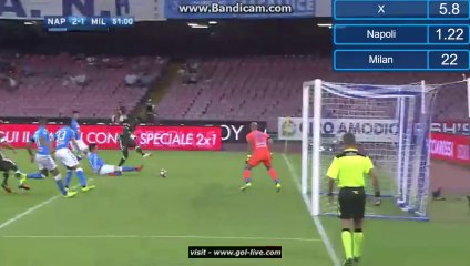 2-1 M'Baye Niang Goal HD - Napoli 2-1 AC Milan  27.08.2016 HD