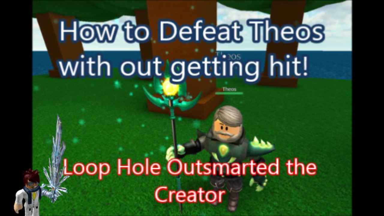Arcane Adventures:How To Defeat Theos without getting Damaged!
