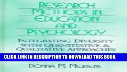 [PDF] Research Methods in Education and Psychology: Integrating Diversity with Quantitative and