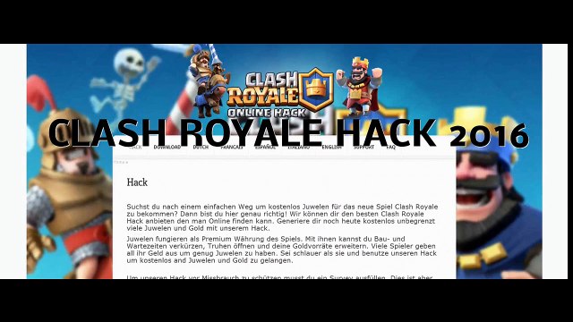 Clash Royale Hack 2016 9999999 gems and gold YouTube