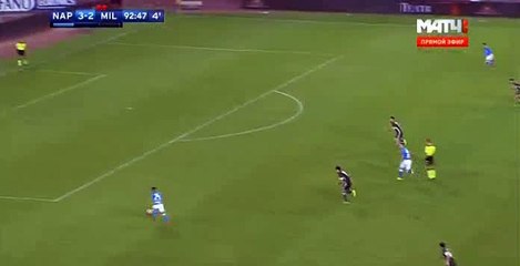 Romagnoli A. (Own goal) - Napoli 4-2 AC Milan - 27.08.2016
