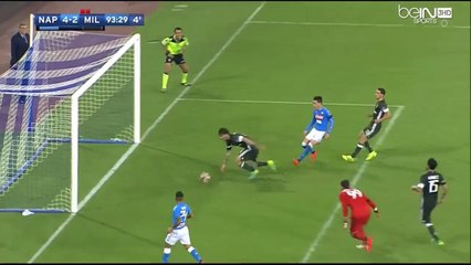 Alessio Romagnoli Tries To Comically Prevent Napoli Goal With His Hands!