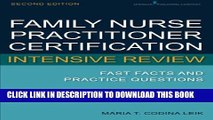 New Book Family Nurse Practitioner Certification Intensive Review: Fast Facts and Practice