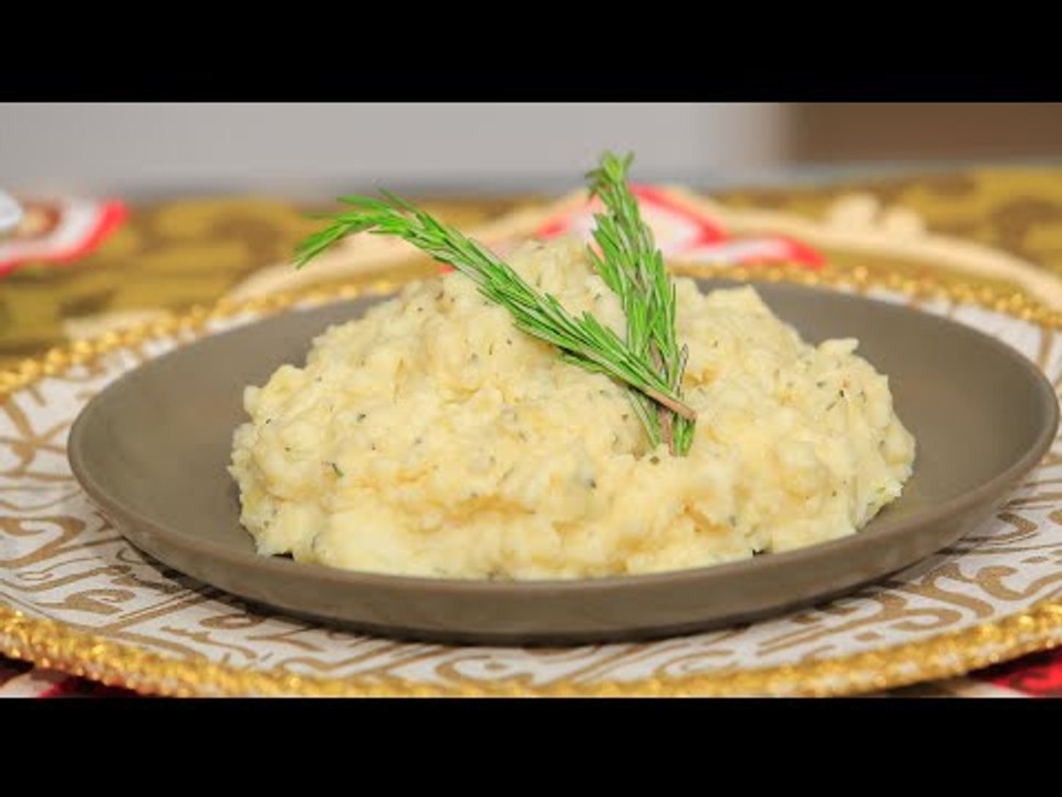بطاطس بيوريه بالأعشاب | سالي فؤاد