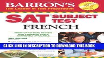 New Book SAT Subject Test French: With 3 Audio CDs (Barron s SAT Subject Test French (W/CD))