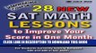 New Book 28 New SAT Math Lessons to Improve Your Score in One Month - Intermediate Course: For