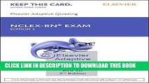 New Book Elsevier Adaptive Quizzing for the NCLEX-RN Exam (36-Month) (Retail Access Card), 2e