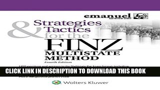 New Book Strategies   Tactics for the FINZ Multistate Method (Emmanuel Bar Review) (Emanuel Bar