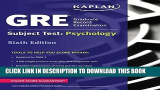Collection Book GRE Subject Test: Psychology (Kaplan Test Prep)