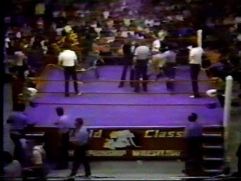 Ric Flair (c) vs Chris Adams NWA World Heavyweight Championship match