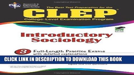 New Book CLEP Introductory Sociology (CLEP Test Preparation)