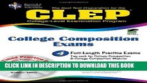 New Book CLEP College Composition   College Composition Modular w/CD-ROM (CLEP Test Preparation)