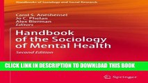 Collection Book Handbook of the Sociology of Mental Health (Handbooks of Sociology and Social