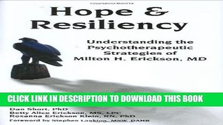Collection Book Hope   Resiliency: Understanding the Psychotherapeutic Strategies of Milton H.