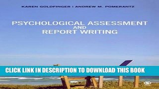 New Book Psychological Assessment and Report Writing