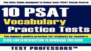 New Book 10 PSAT Vocabulary Practice Tests