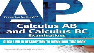 Collection Book Preparing for the AP Calculus AB and Calculus BC Examinations