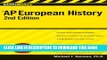 New Book CliffsNotes AP European History, 2nd Edition (Cliffs AP)