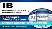 Collection Book IB Mathematics (SL) Examination Flashcard Study System: IB Test Practice